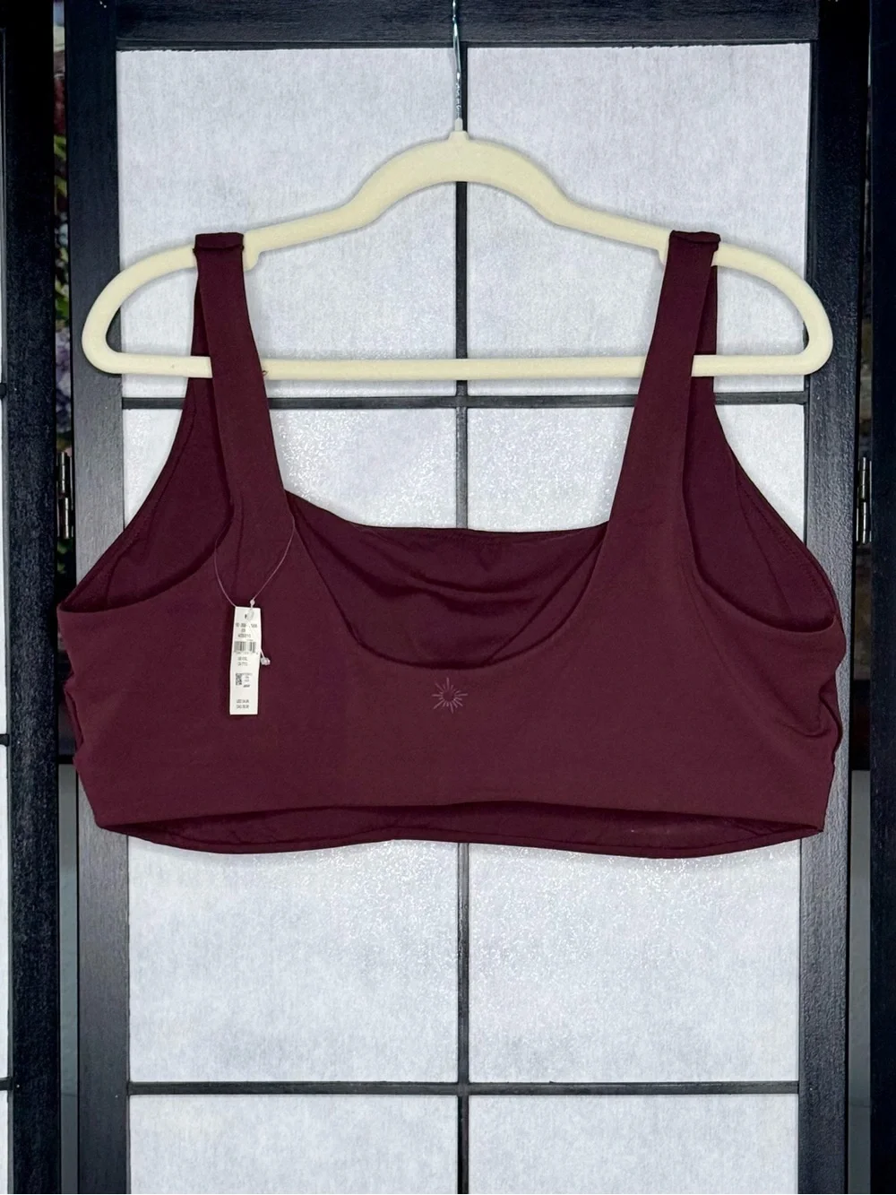 OFFLINE By Aerie Real Me XTRA Classic Sports Bra Burgundy Plum XXL NWT